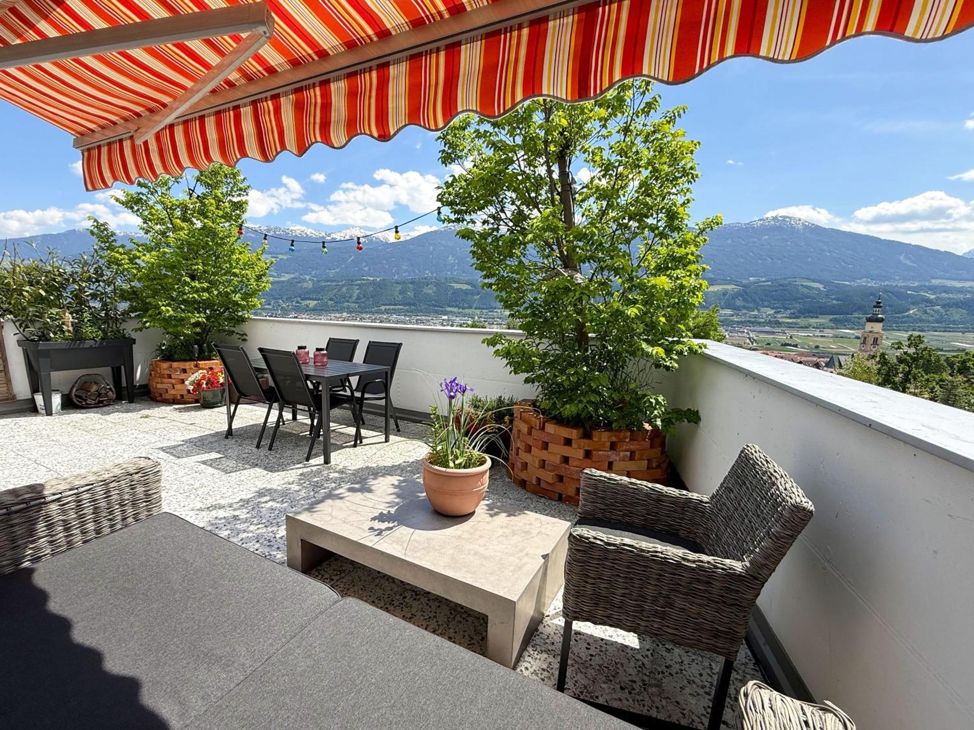 Apartamento Sunny Mountain Loft - Terrace & Garden Thaur Exterior foto